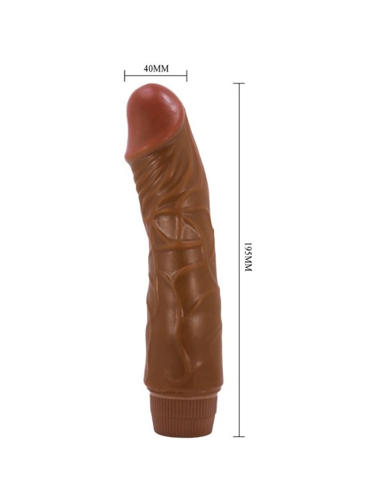 BAILE - JEFF VIBRATORE REALISTICO 19,5 CM MULATTO