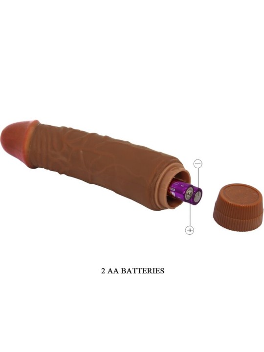 BAILE - JEFF VIBRATORE REALISTICO 19,5 CM MULATTO