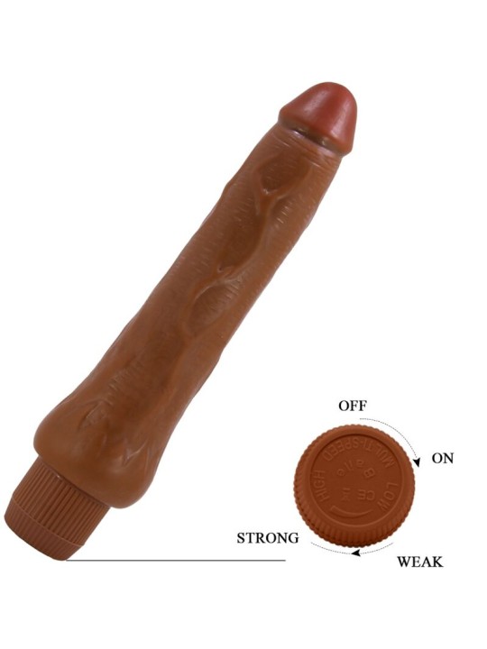 BAILE - VIBRADOR REALISTA DRYAD 25 CM MULATO