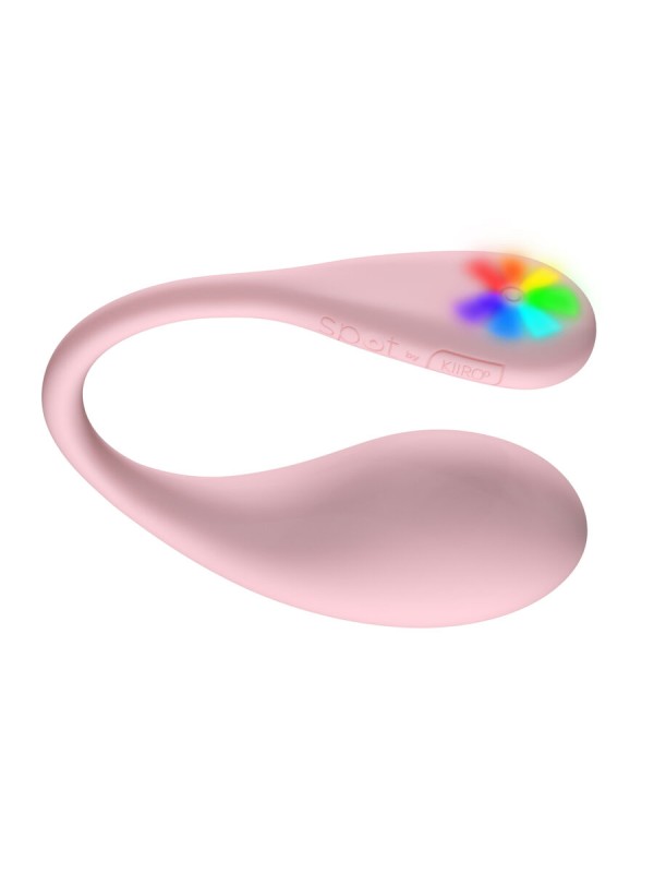 KIIROO - VIBRATEUR SPOT KISS ME EN FORME DE U ROSE