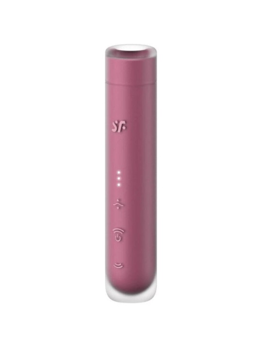 SATISFYER - FIRST KISS ESTIMULADOR CLÍTORIS POR ONDAS GRANATE