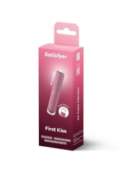 SATISFYER - FIRST KISS WAVE CLITORIS STIMULATOR GARNET