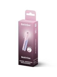 SATISFYER - BOLD KISS WAVE KLITORIS-STIMULATOR ROSA / VIOLETT