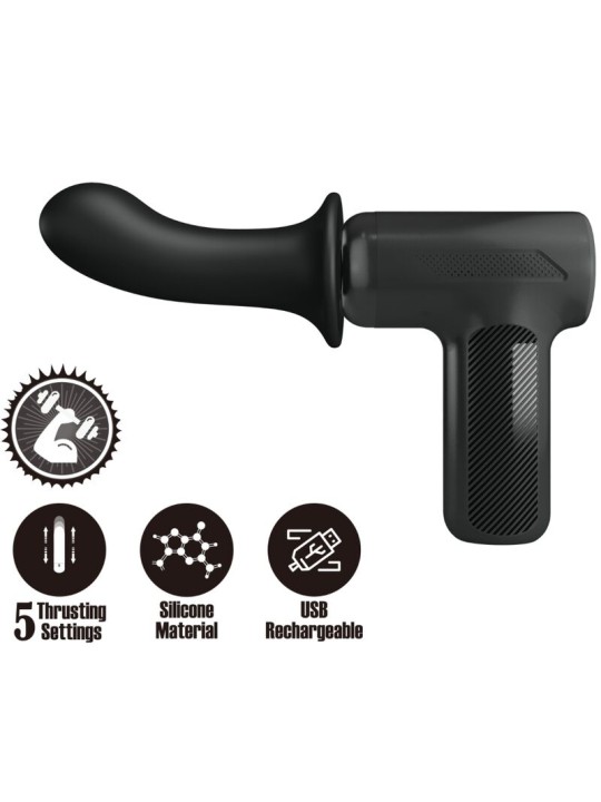 PRETTY LOVE - DJ DOCTOR MASSAGER 5 SETTINGS BLACK