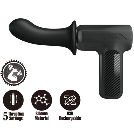 PRETTY LOVE - DJ DOCTOR MASSAGER 5 CONFIGURAÇÕES PRETO