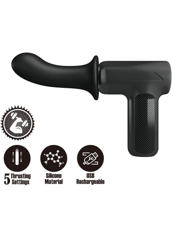 PRETTY LOVE - DJ DOCTOR MASSAGER 5 SETTINGS BLACK