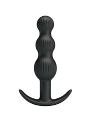 PRETTY LOVE - VIBRADOR ANAL SIDNEY 10 VIBRAÇÕES PRETO