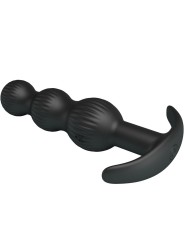 PRETTY LOVE - VIBRADOR ANAL SIDNEY 10 VIBRAÇÕES PRETO