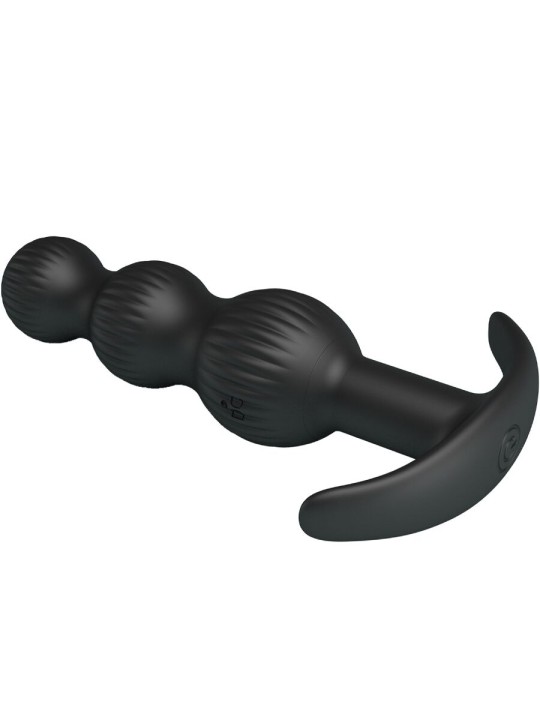 PRETTY LOVE - SIDNEY ANALE VIBRATOR 10 VIBRATIES ZWART