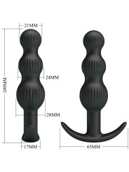 PRETTY LOVE - VIBRATEUR ANAL SIDNEY 10 VIBRATIONS NOIR