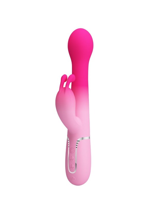 PRETTY LOVE - DEJON 3 IN 1 MULTIFUNCTIONELE KONIJNENVIBRATOR ROZE