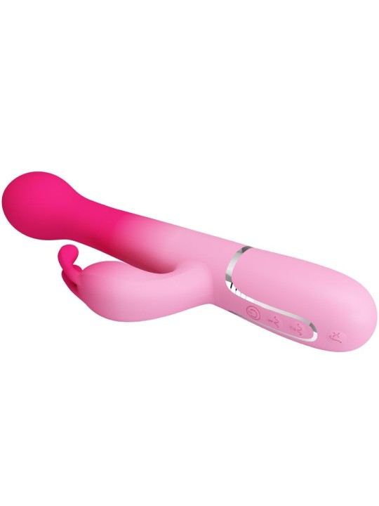 PRETTY LOVE - DEJON 3 IN 1 MULTIFUNCTIONELE KONIJNENVIBRATOR ROZE