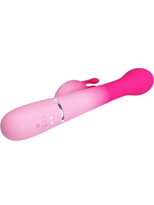 PRETTY LOVE - DEJON VIBRADOR RABBIT 3 EN 1 MULTIFUNCIÓN ROSA