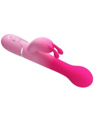 PRETTY LOVE - DEJON 3 IN 1 MULTIFUNCTION RABBIT VIBRATOR PINK