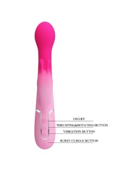 PRETTY LOVE - DEJON 3 IN 1 MULTIFUNCTIONELE KONIJNENVIBRATOR ROZE