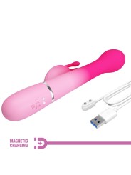 PRETTY LOVE - DEJON 3 IN 1 MULTIFUNCTIONELE KONIJNENVIBRATOR ROZE