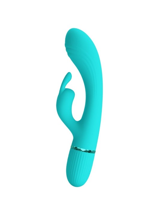 PRETTY LOVE - SCOCCO VIBRADOR COELHO TURQUESA