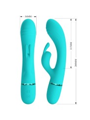PRETTY LOVE - SCOCCO VIBRATORE CONIGLIO TURCHESE