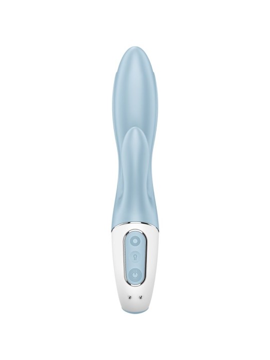 SATISFYER - AIR PUMP BUNNY 1 INFLATABLE RABBIT VIBRATOR BLUE