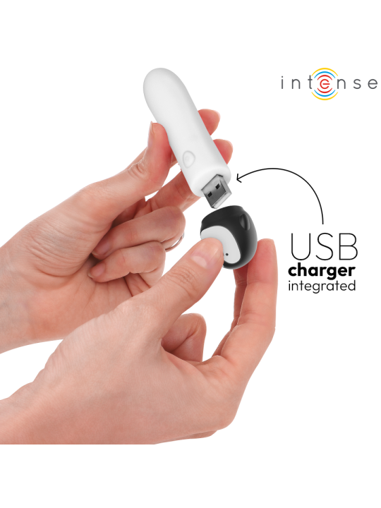 INTENSE - RICO BALA VIBRADORA PINGÜINO RECARGABLE USB 10 X 2.2 CM