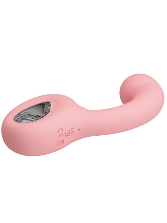 PRETTY LOVE - ERYNNYES VIBRATORE PUNTO G + STIMOLATORE CLITORIDEO 10 V