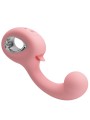 PRETTY LOVE - ERYNNYES VIBRATORE PUNTO G + STIMOLATORE CLITORIDEO 10 V