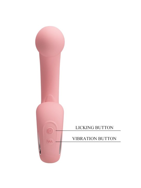 PRETTY LOVE - VIBRATEUR POINT G + STIMULATEUR DE CLITORIS ERYNNYES 10 