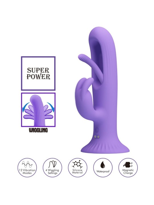 PRETTY LOVE - KILLMOULIS RABBIT VIBRATOR 12 VIBRATIESTANDEN PAARS
