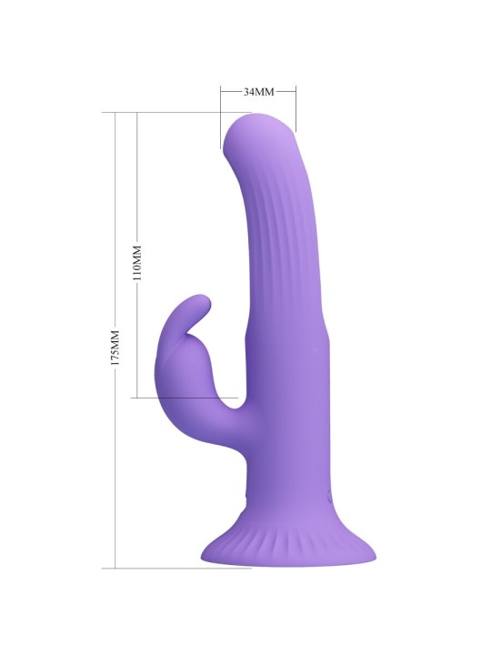 PRETTY LOVE - KILLMOULIS RABBIT VIBRATOR 12 VIBRATIESTANDEN PAARS