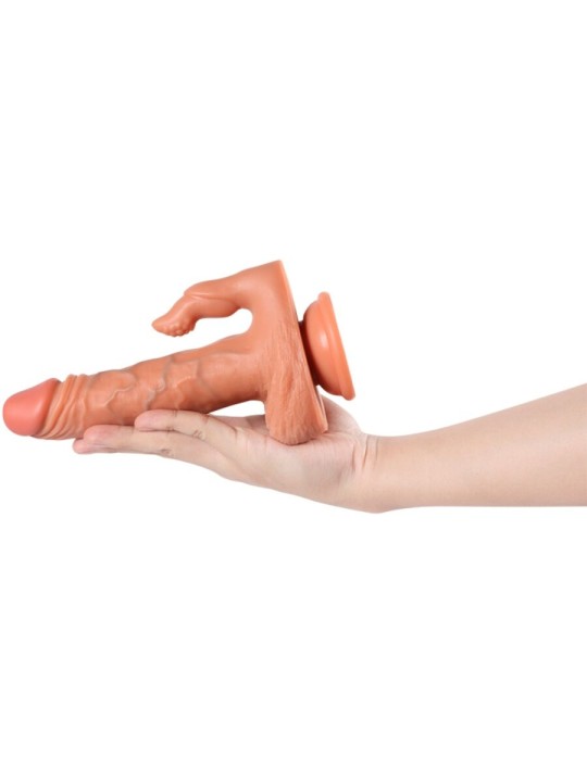 SHEQU - JULIAN DILDO E STIMOLATORE CLITORIDE CON VIBRAZIONE E TELECOMA
