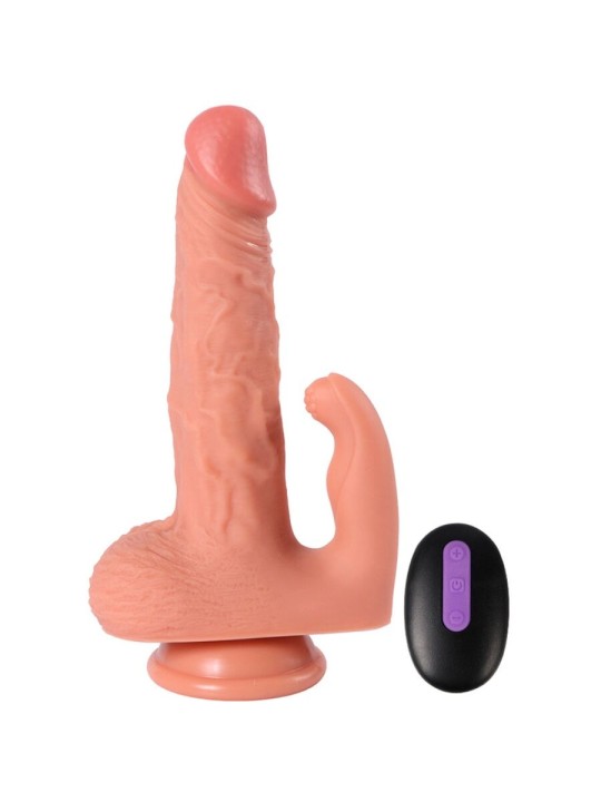 SHEQU - HAYDEN DILDO E ESTIMULADOR DE CLITÓRIS COM VIBRAÇÃO E CONTROLE