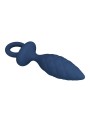 MR PLAY - PLUG ANAL TEXTURÉ AVEC ANNEAU BLEU L