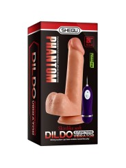 SHEQU - PHANTOM DILDO VIBRADOR CON CONTROL REMOTO 20 CM