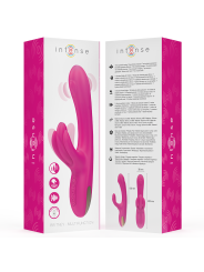 INTENSE - VIBRATORE MULTIFUNZIONE CONIGLIO BRITNEY 23 CM ROSA