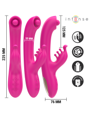 INTENSE - CHRISTINA VIBRATEUR LAPIN MULTIFONCTION 22,5 CM ROSE
