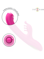 INTENSE - CHRISTINA MULTIFUNKTIONS-RABBIT-VIBRATOR 22,5 CM ROSA