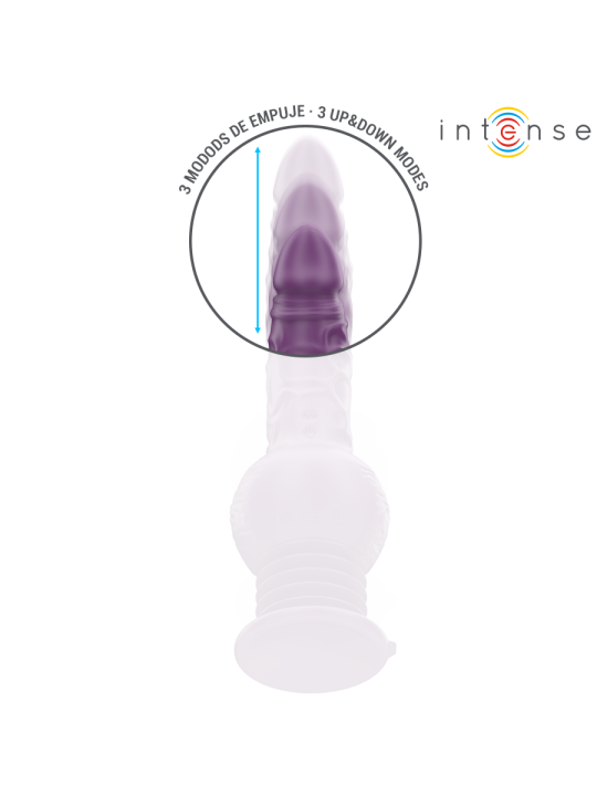 INTENSE - TATUM MULTIFUNKTIONSVIBRATOR MIT AUF- UND ABVIBRATION 24 CM 