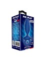 MR PLAY - STRUKTURIERTER ANALPLUG MIT RING BLAU S