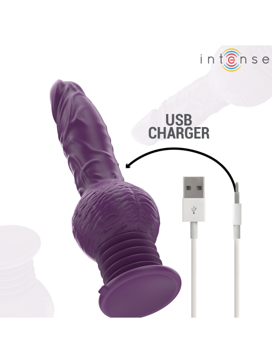 INTENSE - TATUM VIBRADOR MULTIFUNCIÓN CON VIBRACIÓN UP AND DOWN 24 CM 