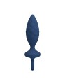 MR PLAY - TEXTURED ANAL PLUG WITH RING BLUE S
