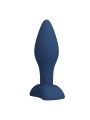 MR PLAY - PLUG ANAL DE SILICONE CÔNICO AZUL L