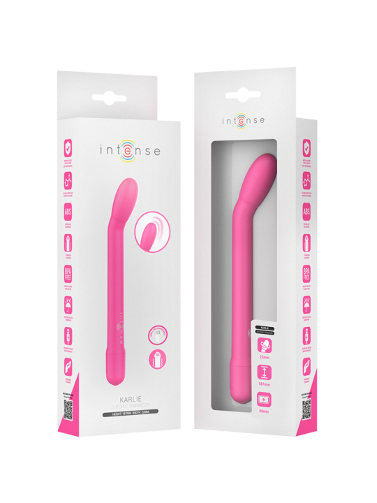 INTENSE - KARLIE WIEDERAUFLADBARER G-SPOT-STIMULATOR ROSA