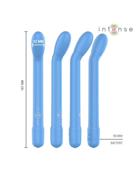 INTENSE - KARLIE ESTIMULADOR PUNTO-G RECARGABLE AZUL