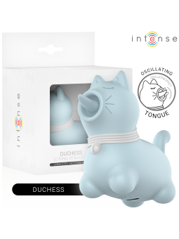 INTENSE - DUCHESS ESTIMULADOR CON LENGUA ROTATIVA 360º AZUL