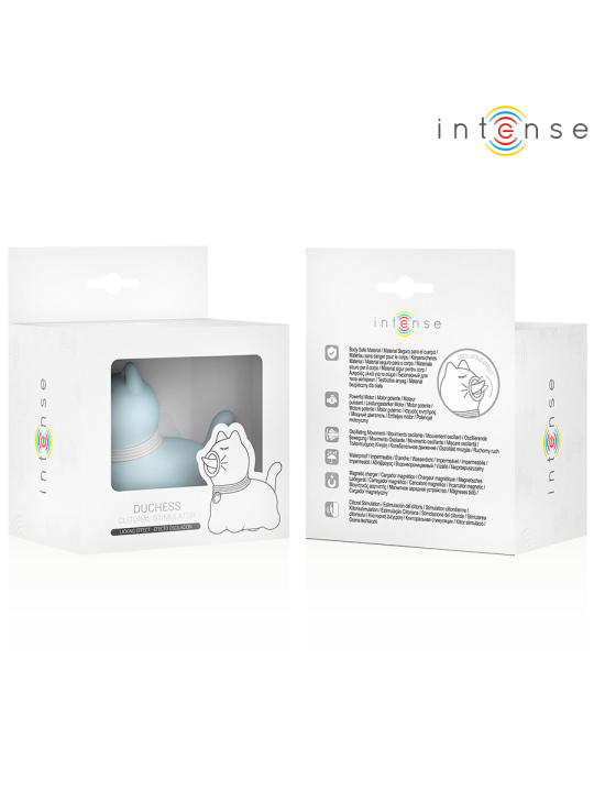 INTENSE - STIMULATEUR DUCHESSE AVEC LANGUE ROTATIVE 360º BLEU