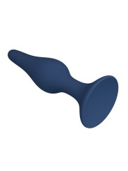 MR PLAY - PLUG ANAL DE SILICONE FINO AZUL L