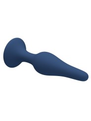 MR PLAY - PLUG ANAL DE SILICONE FINO AZUL L