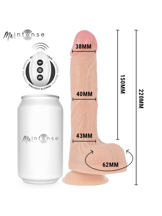 MR INTENSE - BROSNAN RÉALISTE MULTIFONCTIONNEL AVEC VIBRATION, TÉLÉCOM
