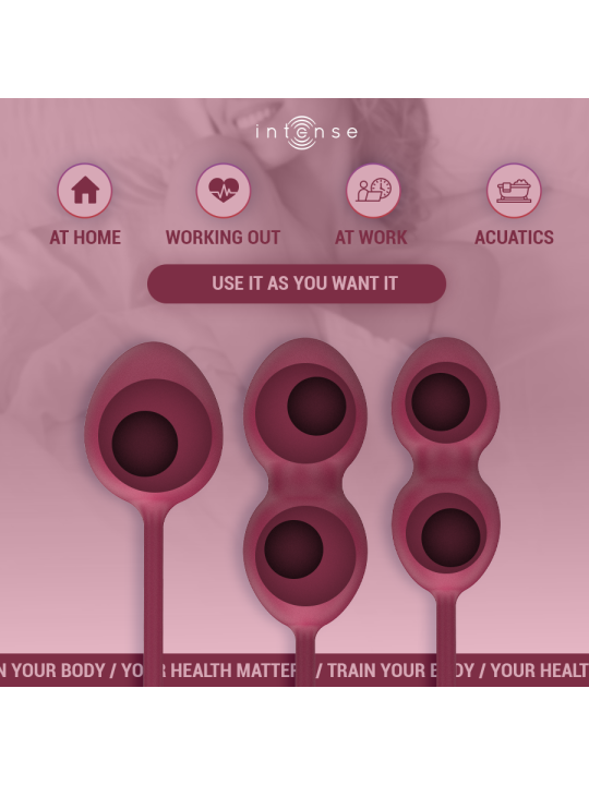 INTENSE - CHARLI KEGEL BALL KIT BURGUND