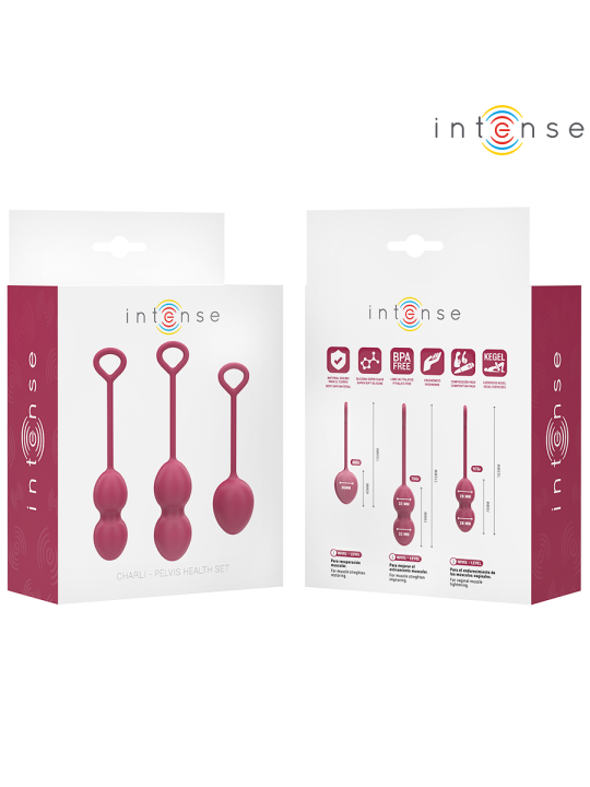 INTENSE - KIT PALLINE KEGEL CHARLI BORDEAUX